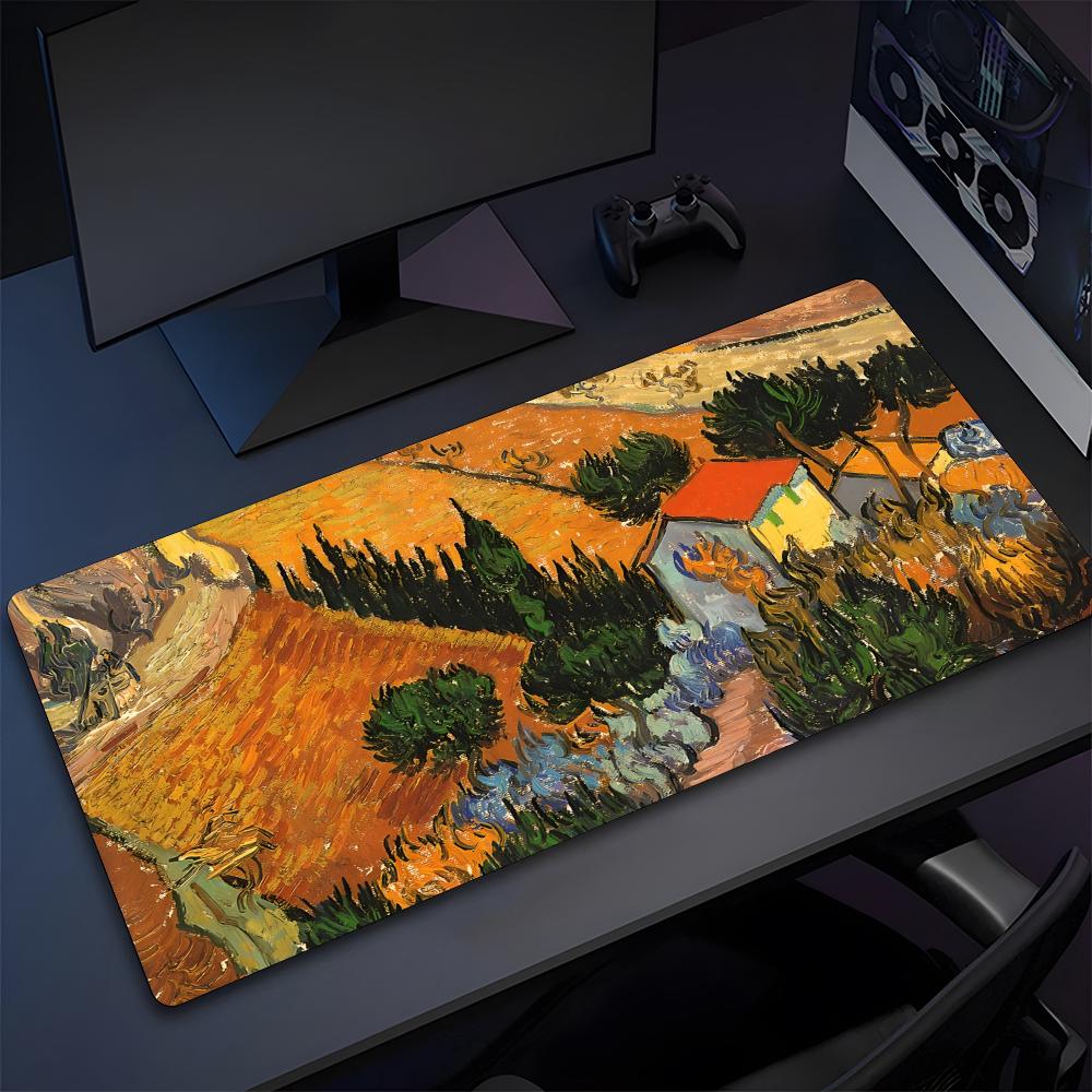 Art Van Gogh Mouse Pad High Quality Natural Rubber Mouse Pad The Most Professional Washable Laptop Mouse Pad