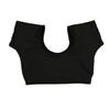 Underarm Sweat Vest Short Sleeve Sweat Absorption Pullover Design Washable Armpit Sweat Vest for Woman Girls Black M