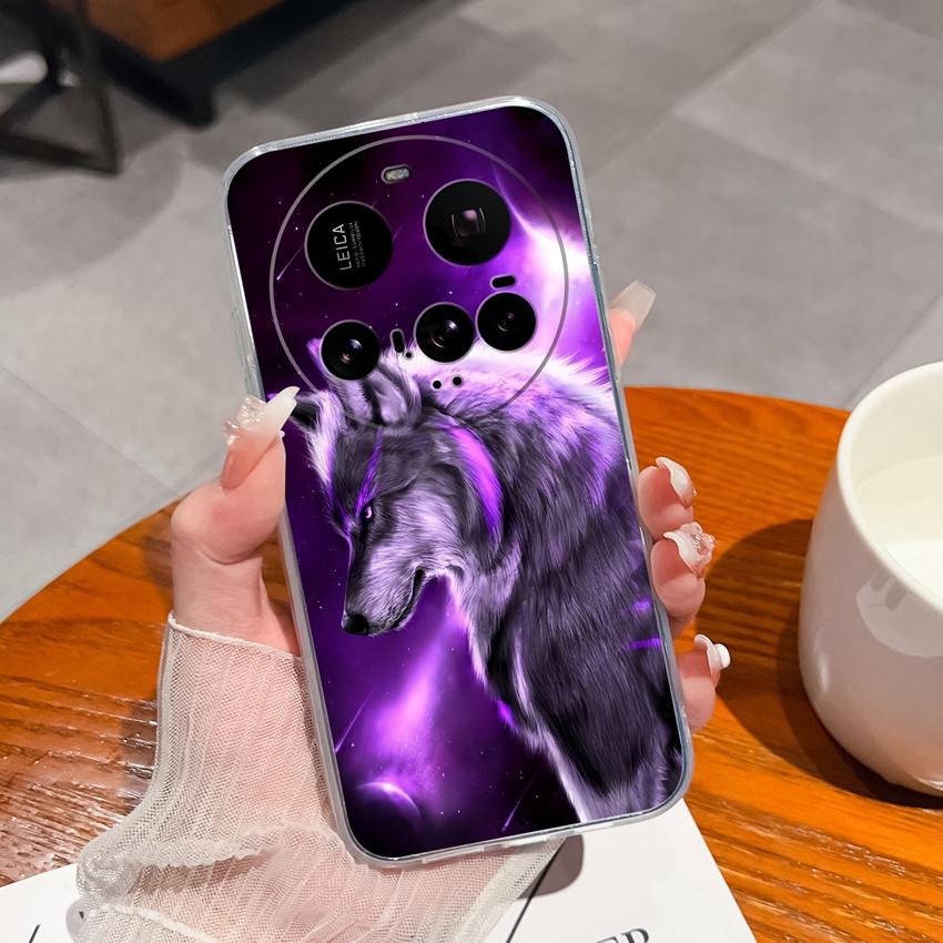 For Xiaomi Mi 12 10 11 15 Ultra 15T Phone Case Cute Ragdoll Bear Patterns Transparent Slim TPU Anti Slip Protective Soft Back Cover For Xiaomi Housing