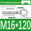 Stainless Steel 304 Eyebolt Expansion Nail with Fixing Loop