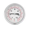 62mm 120 High Temperature Bimetal Thermometer Oven Grill BBQ Analog   Double Scale