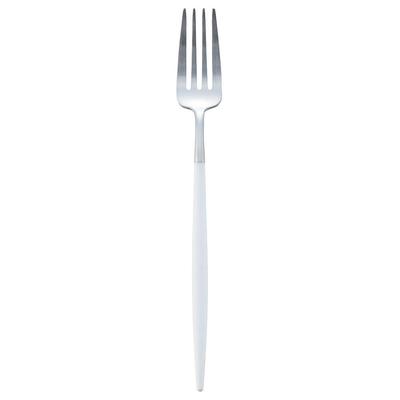 Cutipol Single Table Fork GOA White X Silver GO.04W