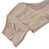 Mom's Chiffon High-Waisted Embroidered Loose-Fit Capri & Ankle Pants for Middle-Aged Women