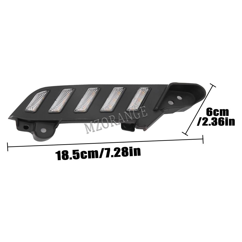 LED DRL Daytime Running Light For Toyota Tacoma 2016 2017 2018  - 2022 12V Daylights Car Yellow Turn Signal Auto