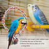 Round Circle Climbing Rings Colorful Cotton Rope Swing Pet Bird Perch Biting Standing Playing Toy