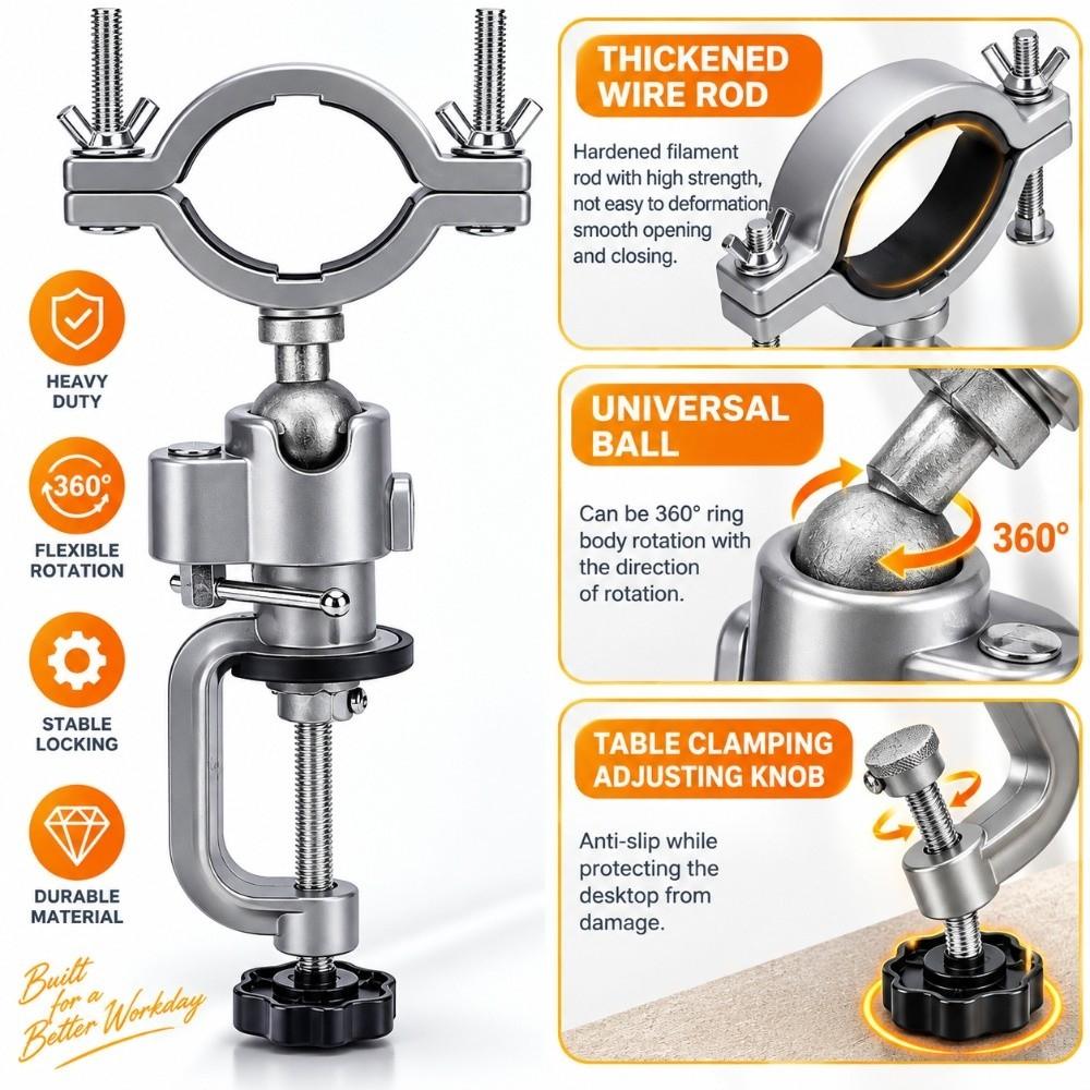 3pcs Drill Rack Support Electric Drill Stand 360 Degree Rotation Electric Drill Bracket  For Grinder
