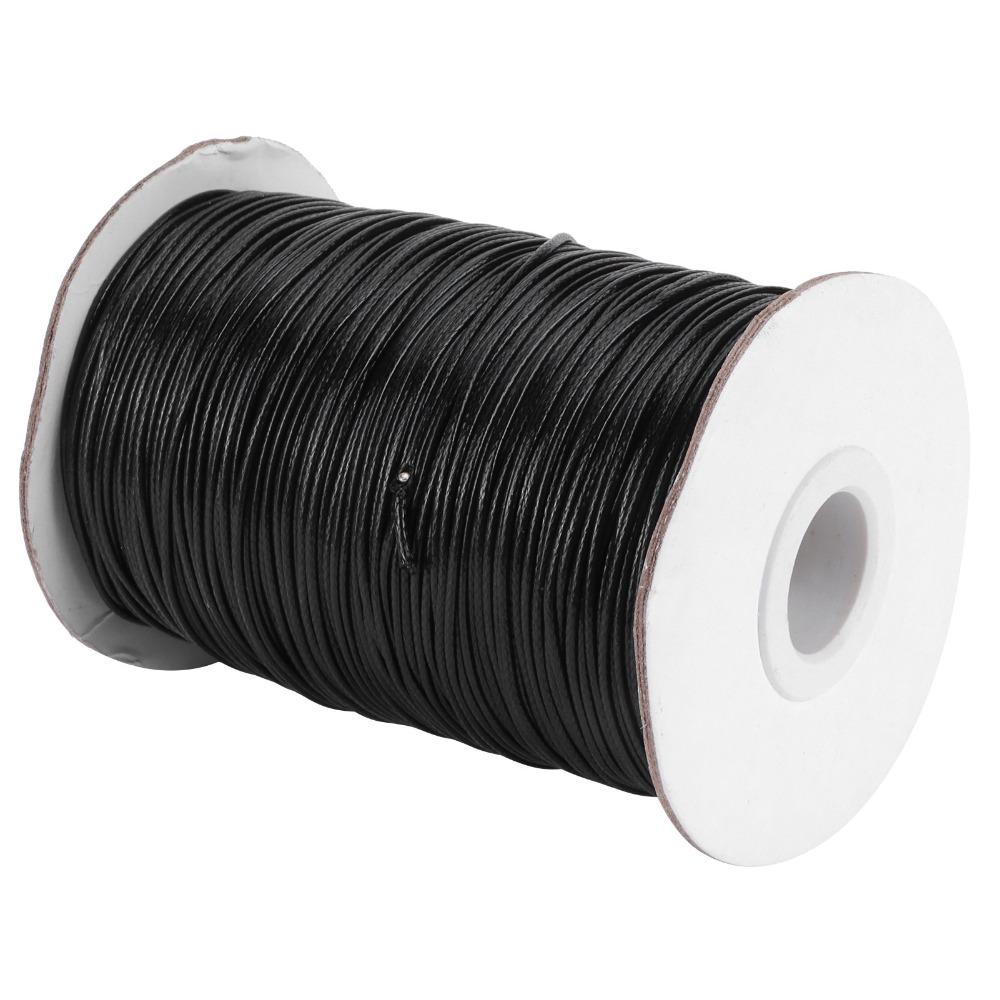 Flexible Waxed Cord 1mm Thickness Macrame Rope Versatile Beading Thread Macrame Projects