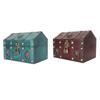 Wooden Jewelry Storage Case Treasure Chest Storage Box with Combination Lock Handcraft Exquisite Wood Treasure Box for Jewelry