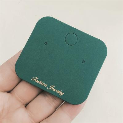 50Pcs Simple Paper Label Cards Handmade Gift Tags Jewelry Display Tag Cards Hair Clip Hair Accessories Foldable Package Card