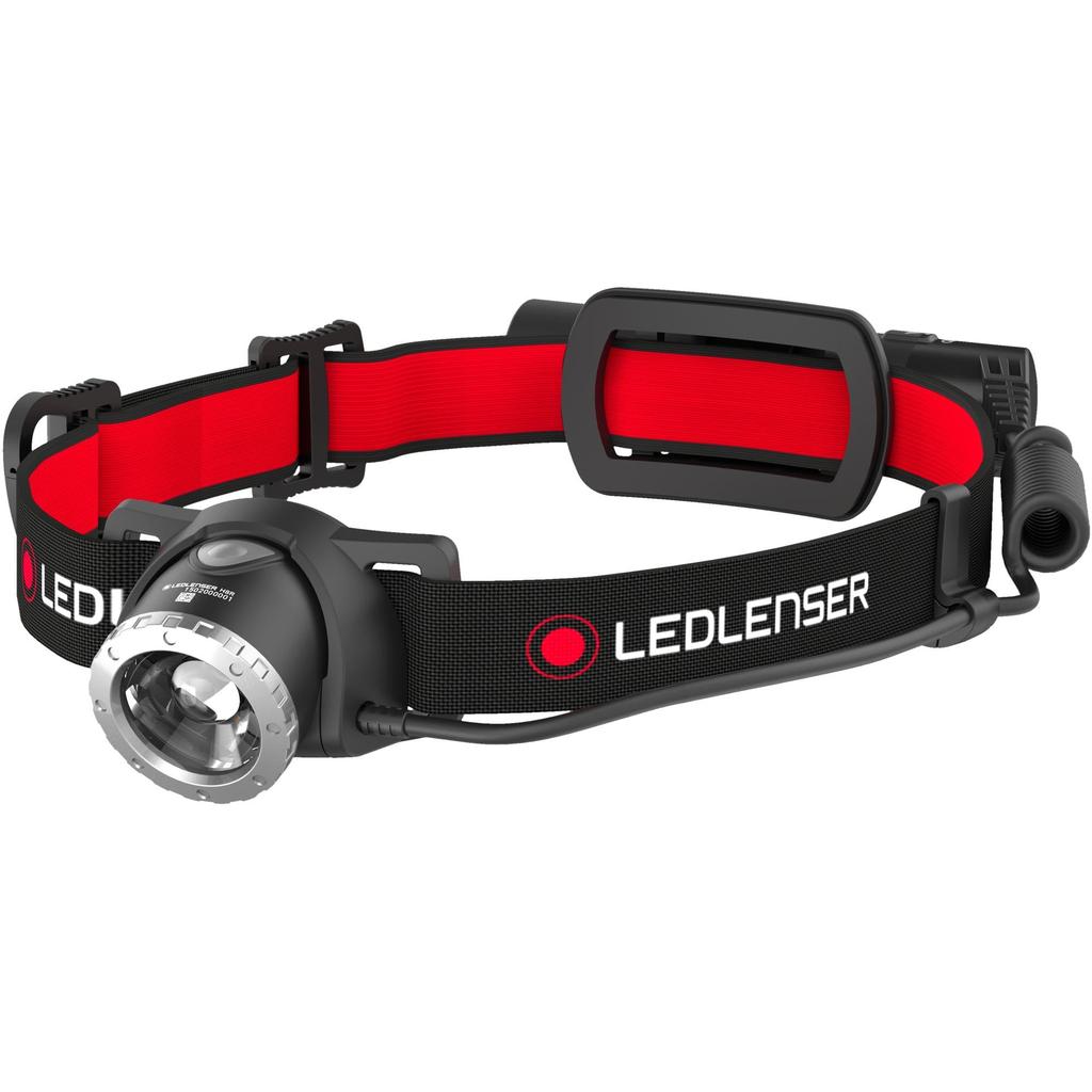 Ledlenser (Piros lencse) Vízálló H8R LED fényszóró, USB-ről újratölthető [Eredeti japán termék]