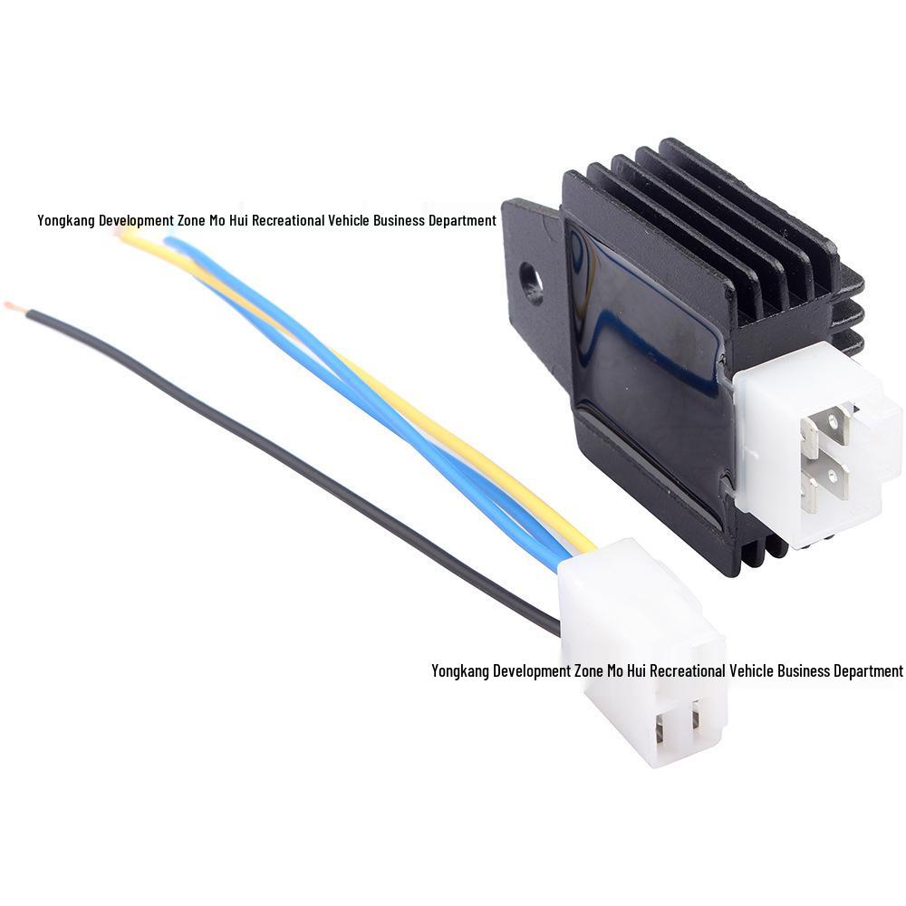 

12V Full-Wave Voltage Regulator Rectifier for 50-140CC Off-road ATV/Beach Buggy with 4-pin Connector Other