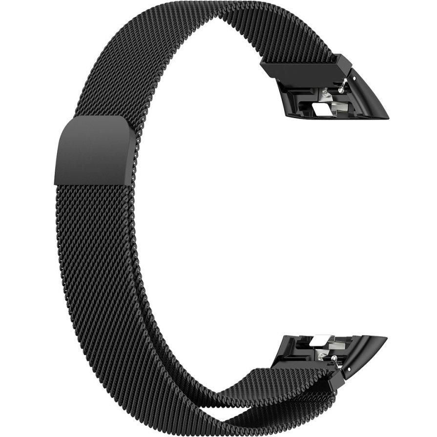 Mailänder Armband für Huawei Band 6, Schwarz