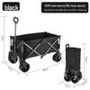 Collapsible Off-Road Metal Camping Trolley