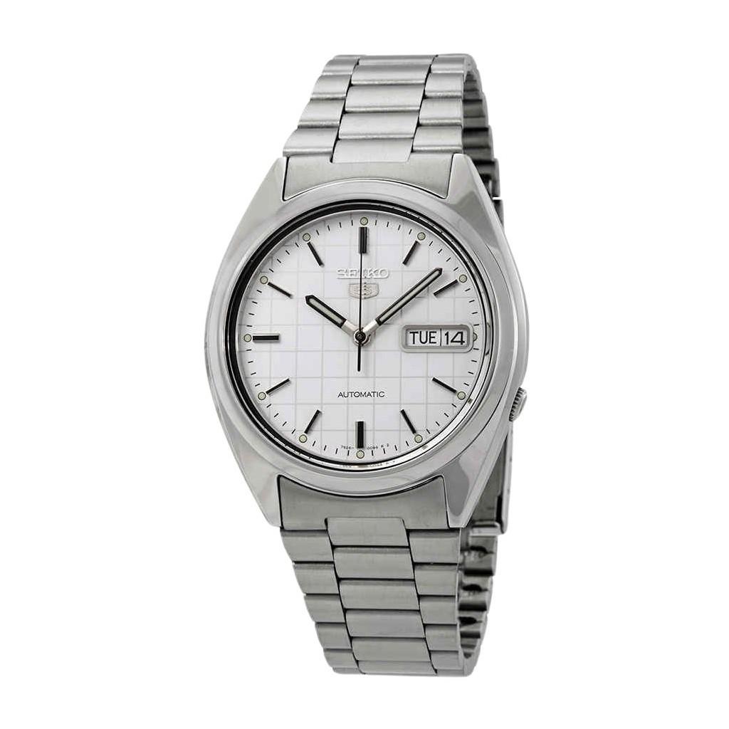 Refurbished Seiko 5 White Dial Automatic SNXF05K1 Men's Watch