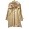 Brooks Brothers Hooded Trench Coat Light Beige Women Used