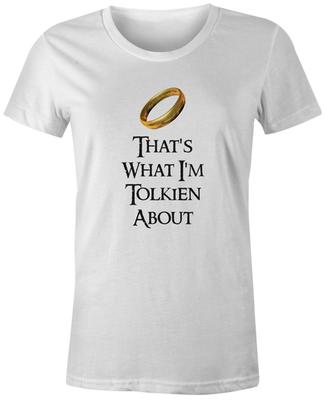 Herr der Ringe Tolkien Geek Lustiges Neuheit Geschenk Damen T-Shirt - Tolkien About