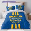 Club Atlético Boca Juniors Pattern Bedding,Quilt Set Quilt Cover Pillowcase Home Birthday Gift(1 * duvet cover + 2 * pillowcase, without core)