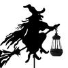 1/2Pcs Outdoor Witch Solar Lanterns Halloween Decorations Weather-Resistant