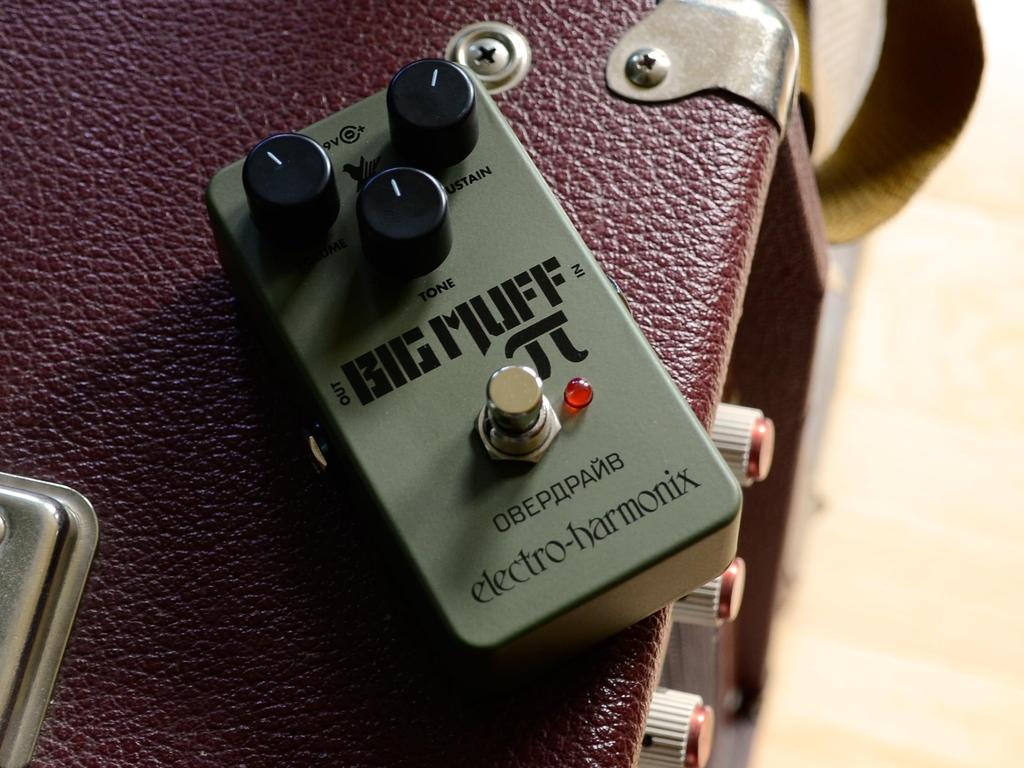 Ruský Big Muff distortion Big Muff electro-harmonix/Green Distortion/Sustainer