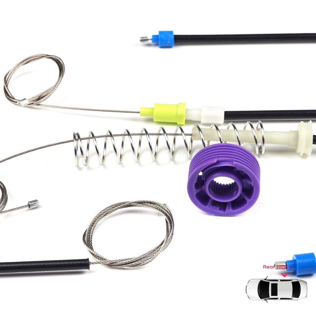 BWR1033 Electric Window Lifter Regulator Repair Kit Rear Right Door for VW Phaeton 3D MK1 2002-2016 LWB Long Wheelbase 3D7839462