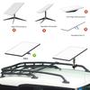 Satellite Dish Support Bracket Adapter Adjustable Roof Rack Clamp Fit for Gen 3 Mini Outdoors Enthusiasts Quick Assembly
