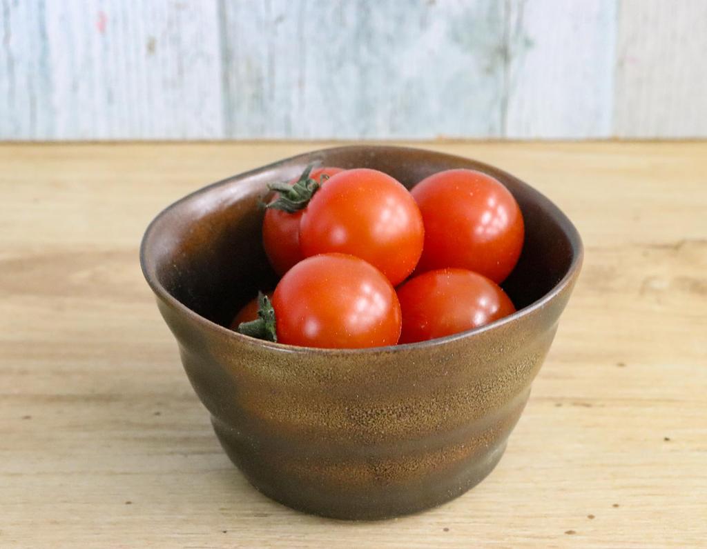 Mino Ware Japanese Cafe Series New Honoka Small Bowls, Large, Black Blown, Set of 6 (Size: H5.3 x W9.3 x D9.3cm)