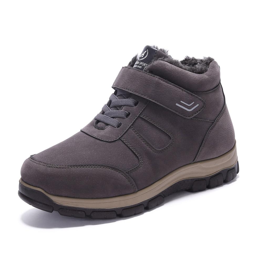Mode Herrenstiefel Herren Winterschuhe Übergröße Warm Knöchel Botas Hombre Für Leder Winterstiefel Schuhe Herren Plüsch Winter Turnschuhe Herren 658