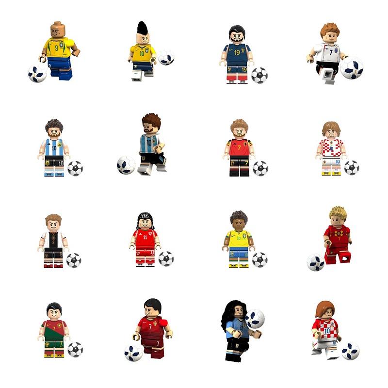 Science Xp013-020 Messi Neymar Football Team Building Blocks Toy