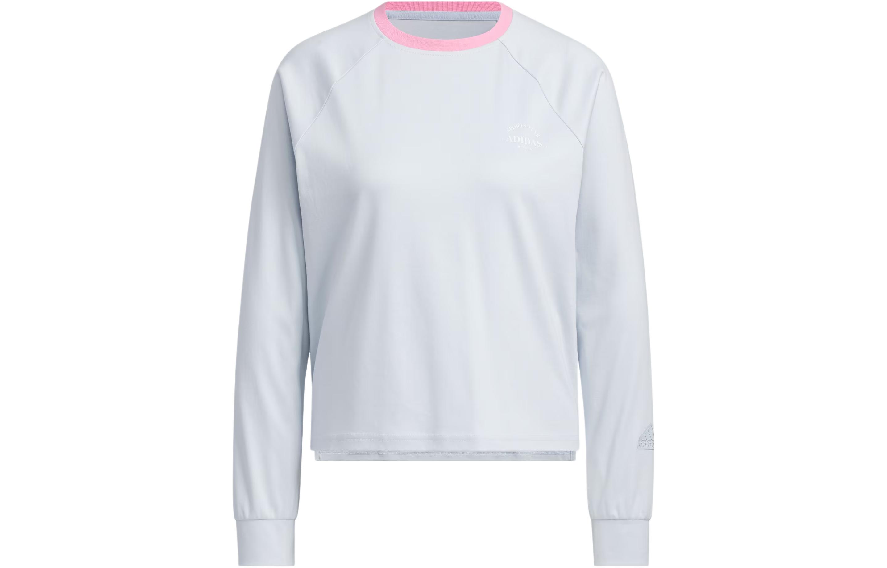 

Adidas Raglan Sleeve T Shirt Women s Light Blue JE3618 M