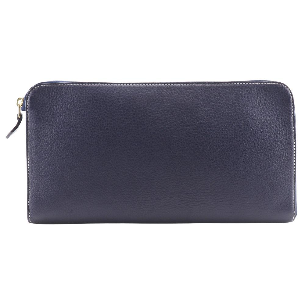 

Cisei Document case Clutch bag 0934 Navy blue Calfskin mens Used