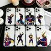 T-Toshinori Y-Yagi MHA All Might    Phone Case For iPhone 17 16 15 14 13 12 11 Mini Pro Max Plus Transparent Cover