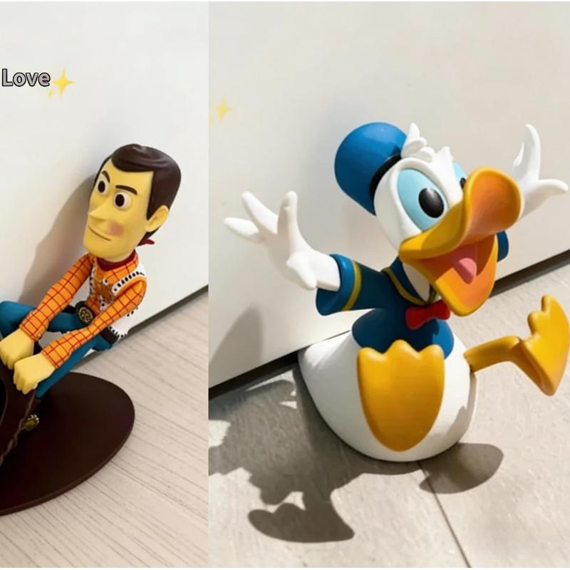 Anime Miqi Tang Lao Ya Door Stop Cartoon Wood Creative Windproof Home Office Anti Collision Door Stop Toy Handheld Ornament