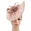 Imitation Linen Bridal Fashion Head Flower Jockey Club Headgear Socialite Evening Dress Top Hat Women's Hair Accessories