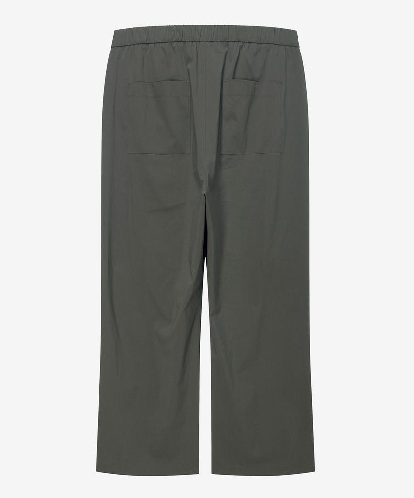 MINDBRIDGE [Couture] Wide Single-Pleat Nylon Blend String Elastic Pants - 2 Colors