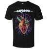 Carcass Heartwork Death‑metal Band Double‑sided Graphic Short Sleeve Top Men Women Centipede Monster Peace‑sign Logo
