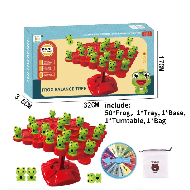 

Balance Tree Frog Casual Parent Child Interactive Tabletop Early Education Toy