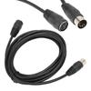 5 Pin MIDI Extension MIDI 5 Pin DIN Male To Female Keyboard Extension Cable Cord, / 9.8ft