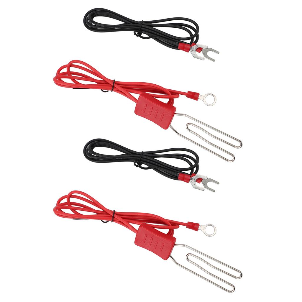 2 Set Connettori Elettrici a Nastro Recinzione Ranch Bestiame Connettore a Gancio in Acciaio Inossidabile Terminale M8