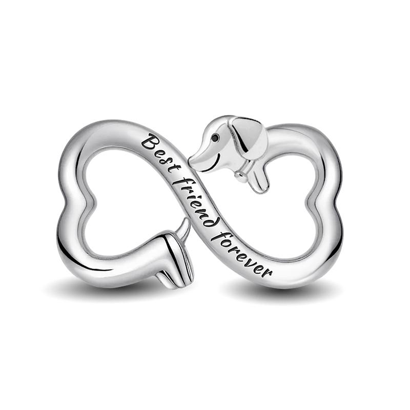 Copper Cute Dog Butterfly Kapibala Octopus Charms Beads Fit Original Pan Bracelet Bangle High Quality Diy Jewelry