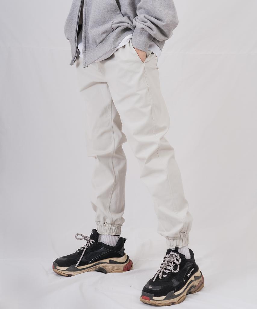 Deomail Ml Premium Stretch Plain Jogger Pants [Gray]