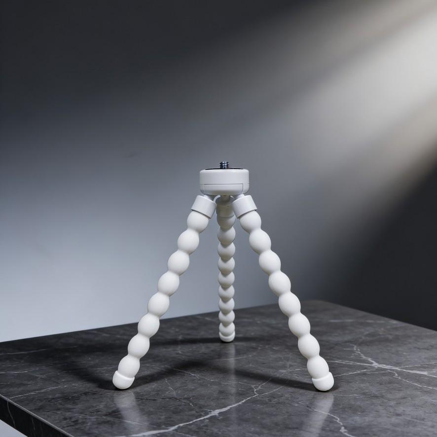 Octopus Phone Fan Adhesive Tripod Stand White Octopus Stand