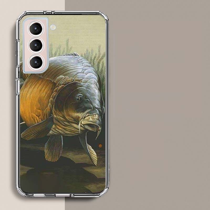 Carp Fishing Fish Phone Case For Galaxy A14 A24 A34 A54 Samsung A02S A12 A22 A32 A42 A52 A72 A13 A33 A53 5G A03 A03S A23 A73 A20