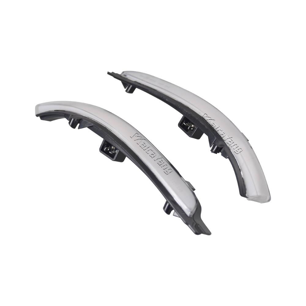 2 Pieces for Skoda Octavia 2009-2013 SUPERB 2008-2014 Dynamic LED Turn Signal Blinker Mirror Flasher Light