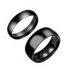 Men's 468mm Polished Titanium Steel Ring - Simple, Sweet Couple Style