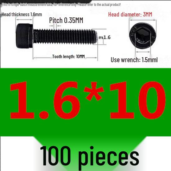 High-Strength Grade 12.9 Internal Hex Head Screws M1.4-M20