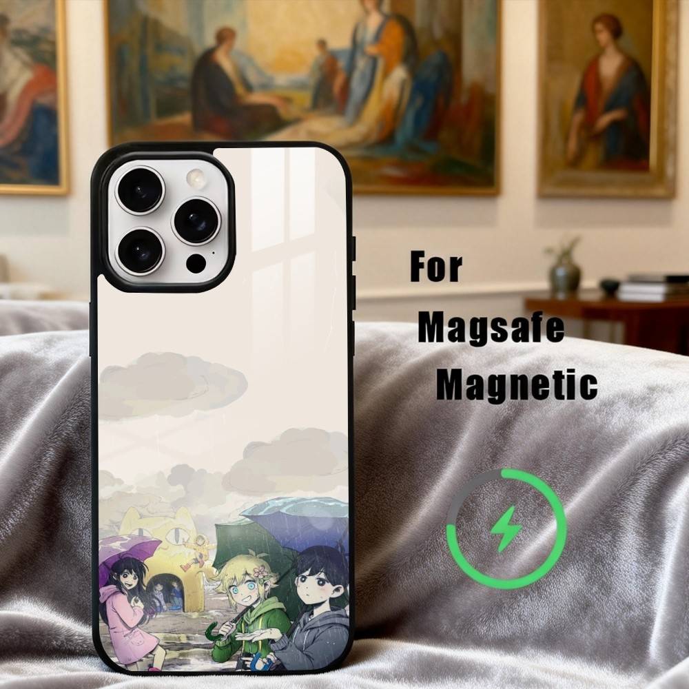G-Game O-Omori-L Phone Case For iPhone 17,16,15,14,13,12,Plus,Pro,Max for Magsafe Magnetic Wireless Charging