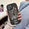 Slayer Heavy Metal Band Music Phone Cover For IPhone 11 12 13 14 15 16 Pro Max Mini Plus Soft Leather Case