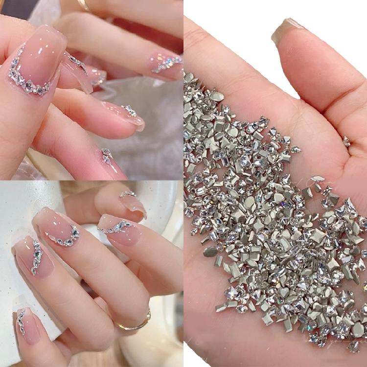 Nail Rhinestones Irregular Shaped Nail Charms Crystal Gems Nails Art Decoration
