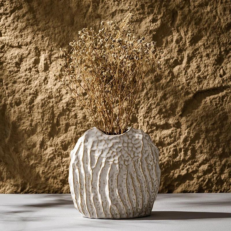 Nordic Ceramic Vase Modern Art Boho INS Home Decoration Accessories Table Centerpiece Living Room Office Decor