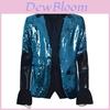 Ghosts Band Cosplay Costume For Men With Sequin Suit For Halloween Party Performance
